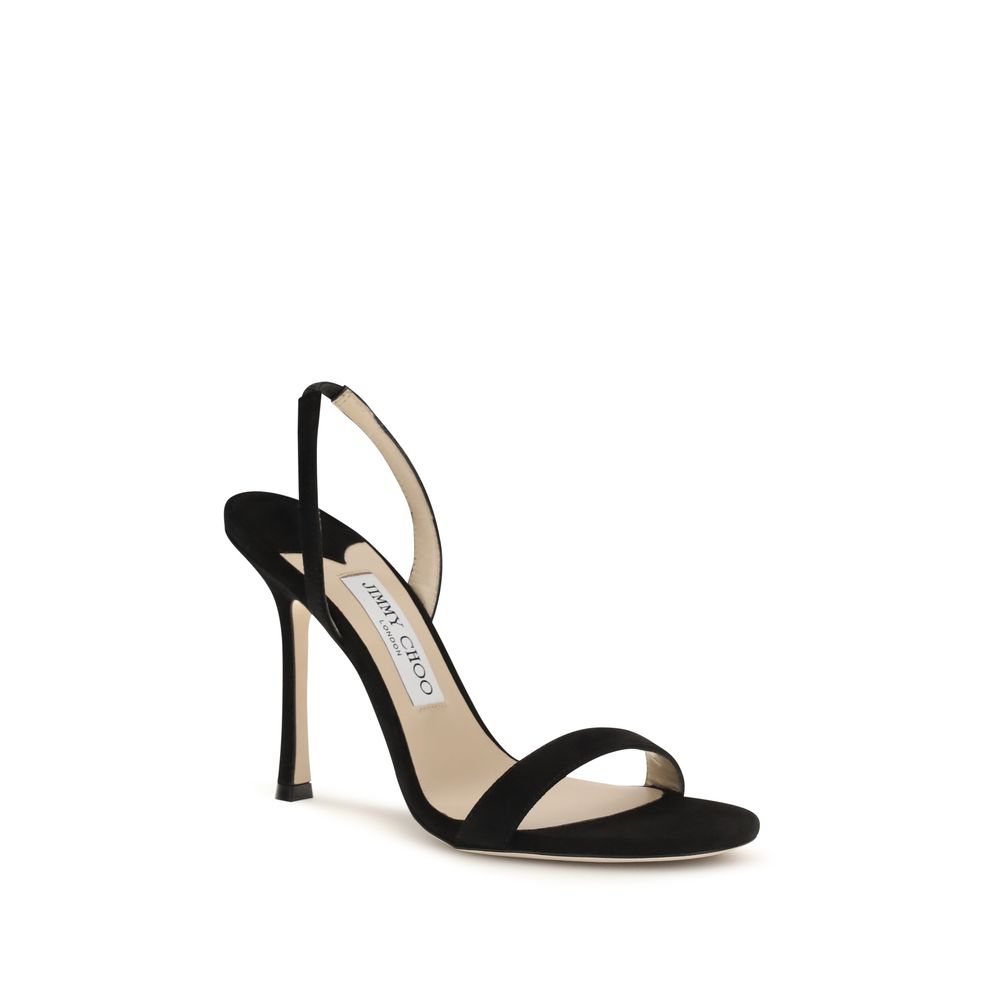Elevate your elegance with Jimmy Choo's Jenn Sandals, crafted from exquisite calf leather Bos Taurus, embodying timeless sophistication for every occasion.