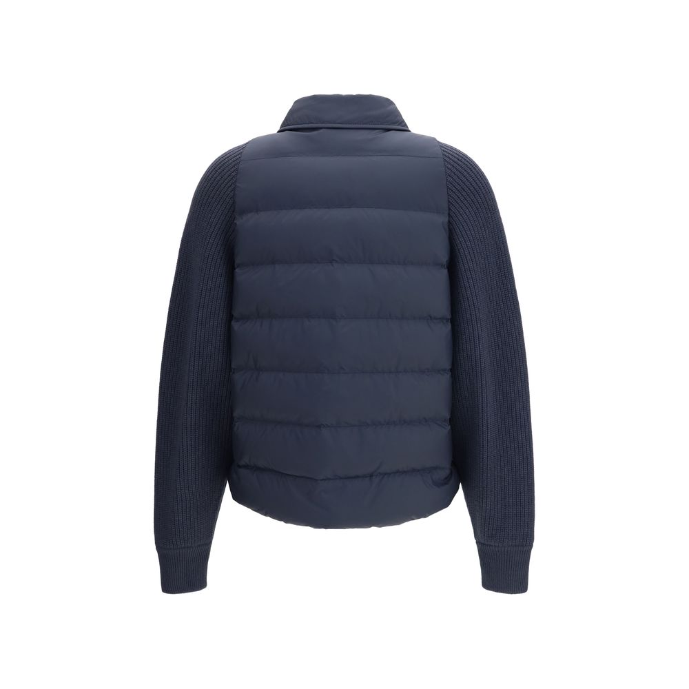 Brunello Cucinelli Monil Chain Puffer Jacket, Artisan Luxury