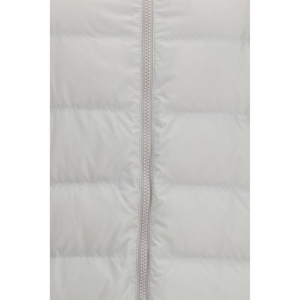 Brunello Cucinelli Gray Polyamide Jacket - Timeless Luxury Elegance