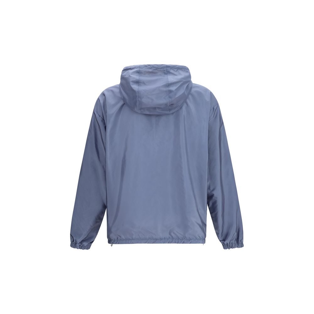 Prada Beige Recycled Polyamide Shell Jacket - Luxe Re-Nylon Couture