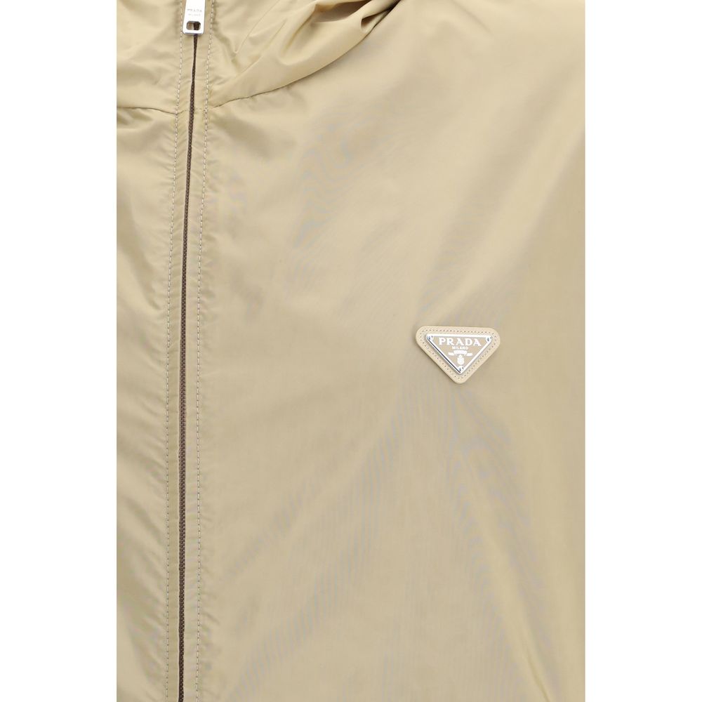 Prada Recycled Polyamide Shell Jacket - Luxe Sustainability