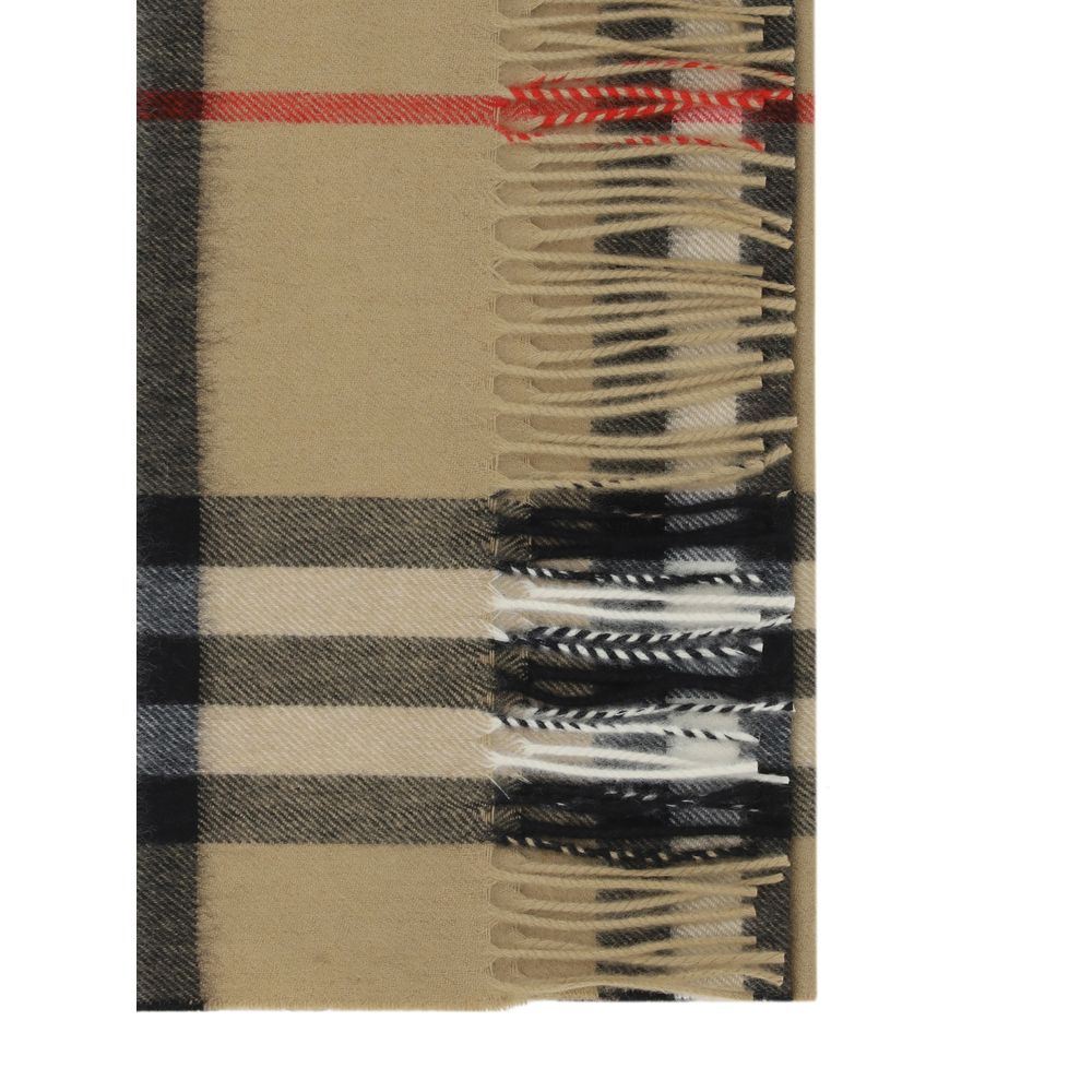 Burberry Brown Cashmere Scarf - Timeless Luxury Accessory