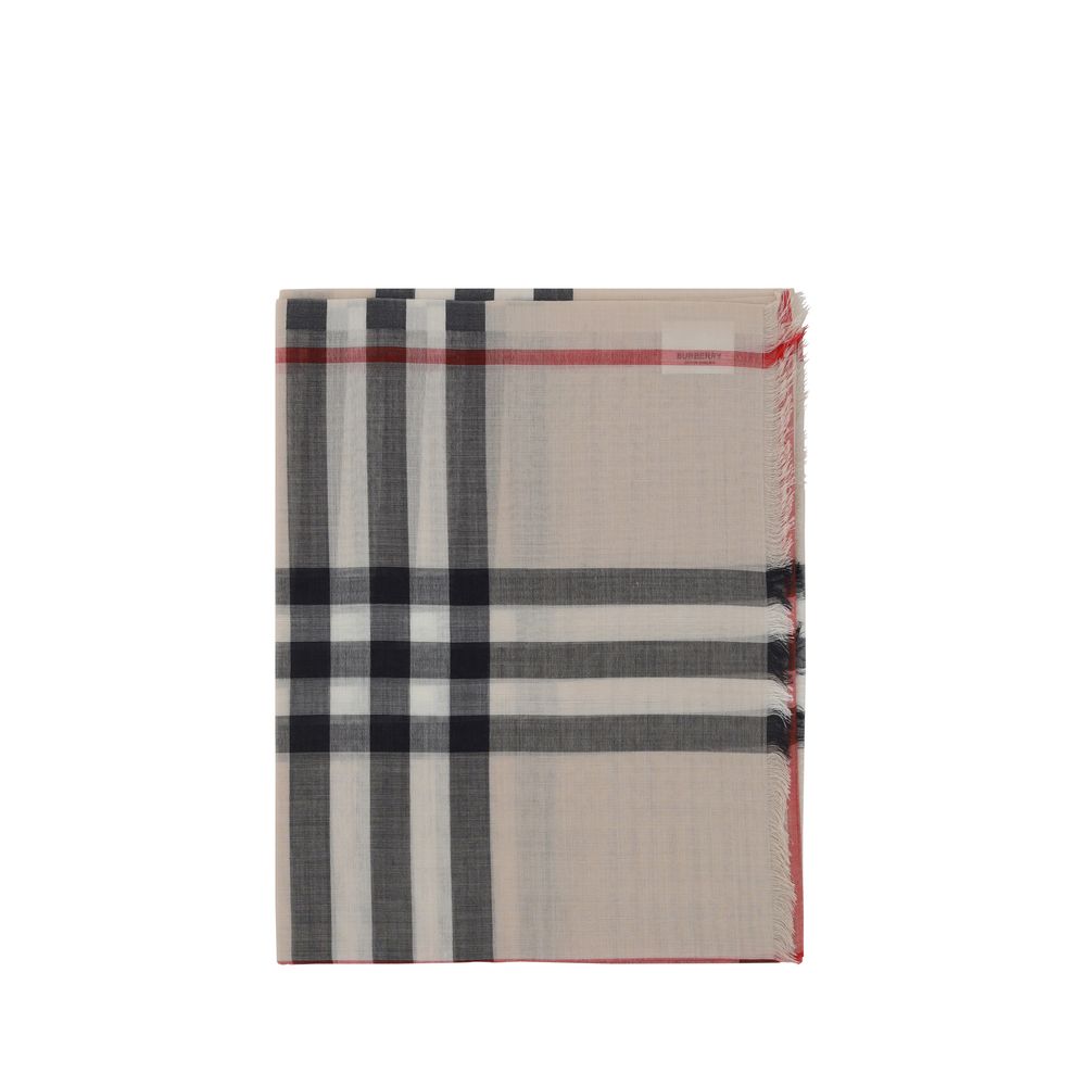 Indulge in the Burberry Brown Silk Scarf, a luxurious silk wool-blend masterpiece from the AW26 collection, embodying timeless elegance and sophisticated allure.