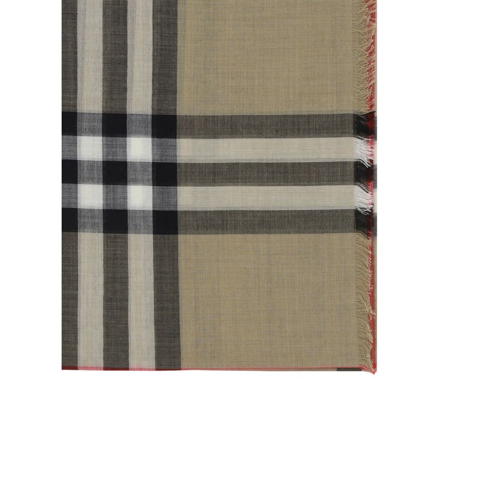 Burberry Brown Silk Scarf - Timeless Luxury Fashion Accessory
