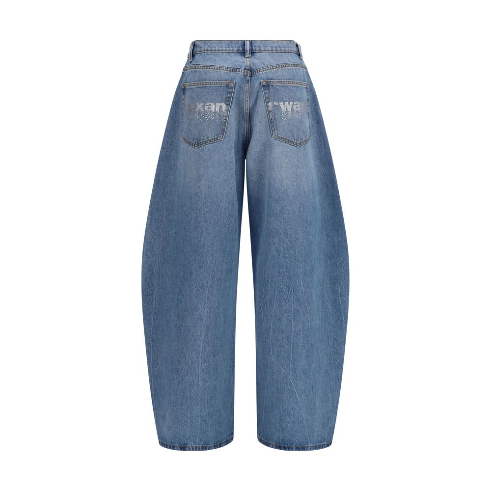 Alexander Wang Blue Cotton Jeans – Artisanal Luxury Denim
