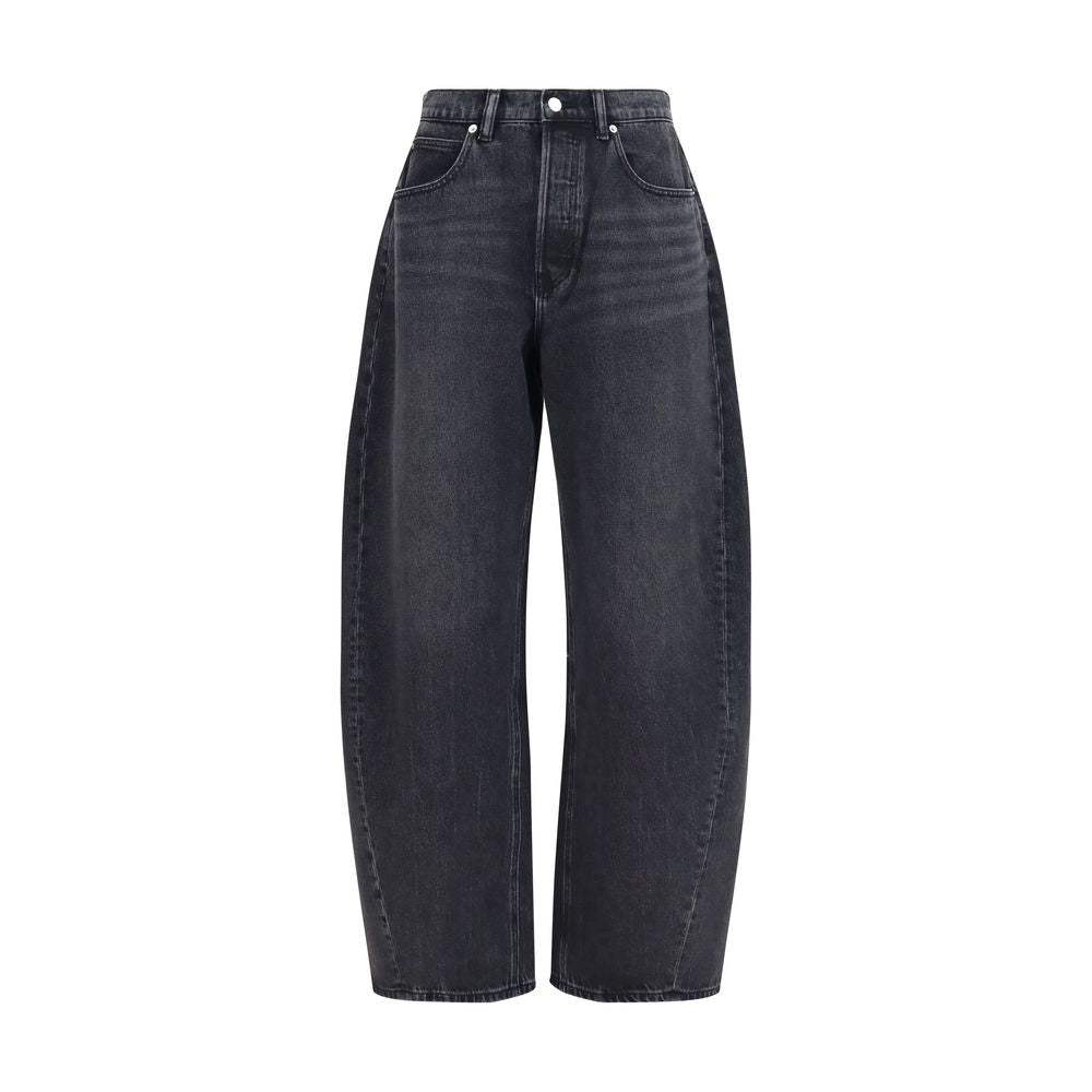 Alexander Wang Black Cotton Jeans – Artisanal Elegance