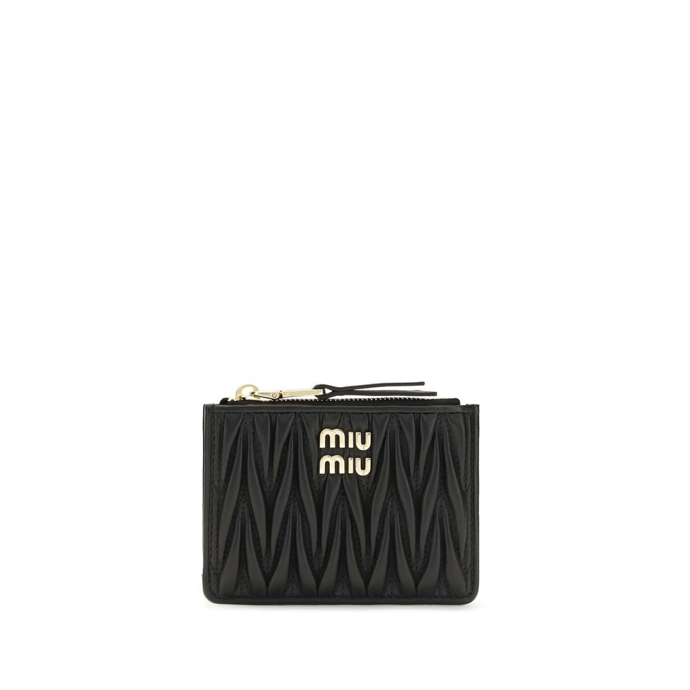 Miu Miu Black Lamb Ovis Aries Wallet – Timeless Luxury Redefined