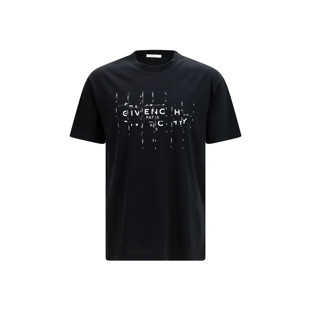 Experience timeless elegance with the Givenchy Black Cotton T-Shirt, a luxurious blend of artistry and comfort, perfect for the discerning individual.