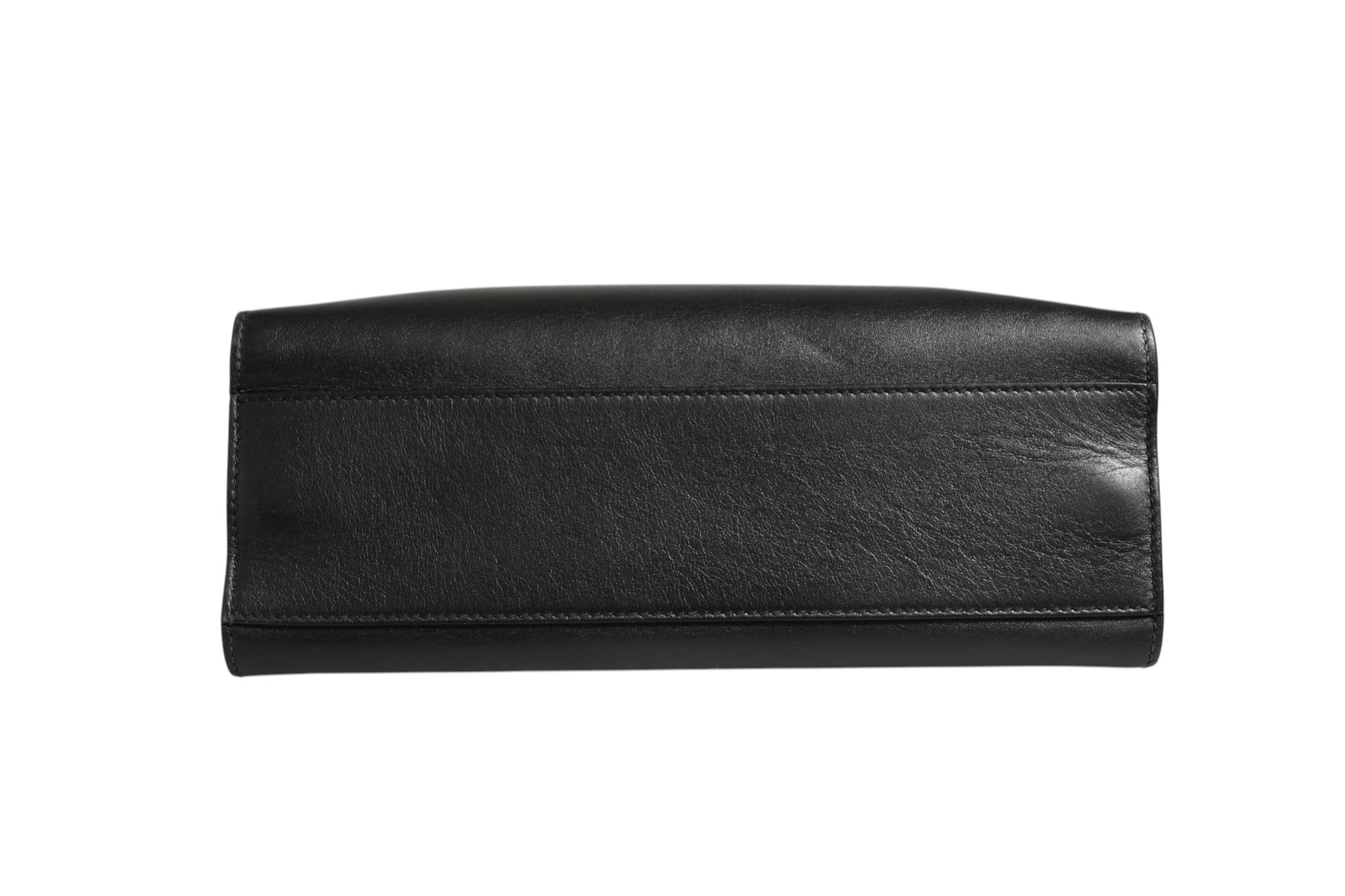 Elevate your style with the Gucci Nymphaea Bamboo Top Handle Leather Bag, a masterpiece of craftsmanship in luxurious black leather, perfect for any discerning connoisseur.
