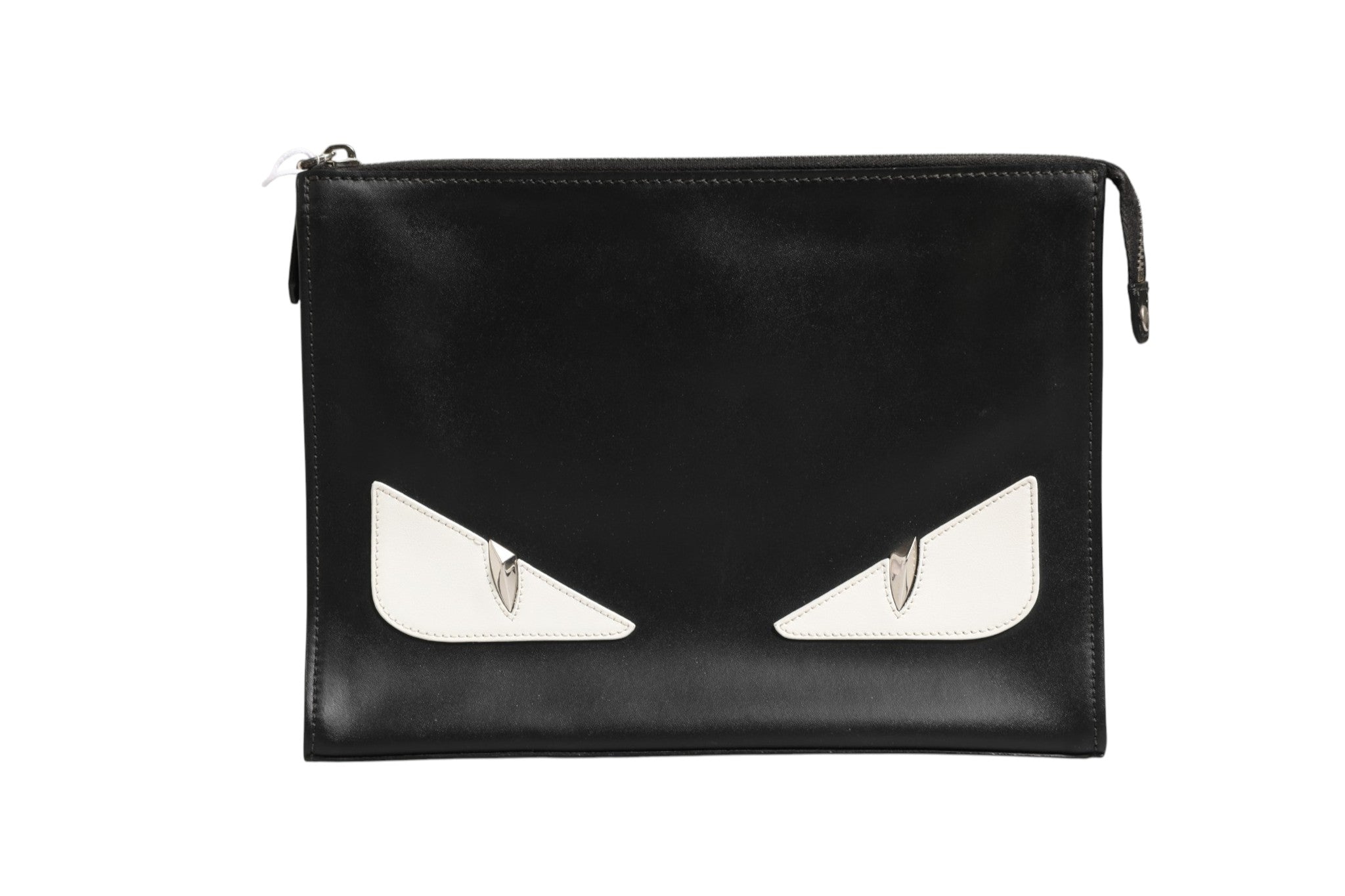 Elevate your style with the Fendi Monster Eyes Clutch Bag, a masterpiece of exquisite craftsmanship and timeless elegance, perfect for the discerning fashion connoisseur.