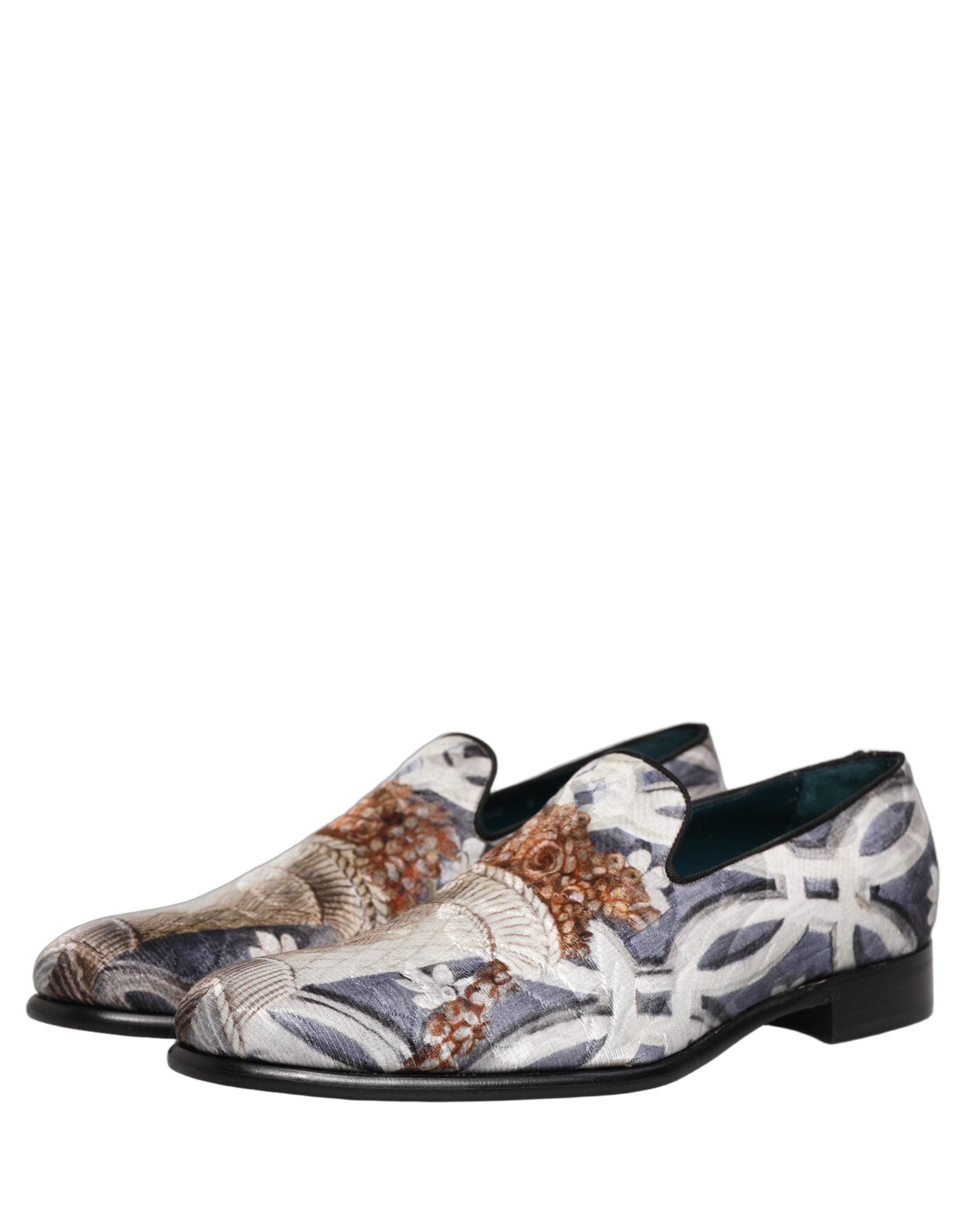 Dolce & Gabbana Floral Tapestry Loafers, Artisan Luxury Elegance
