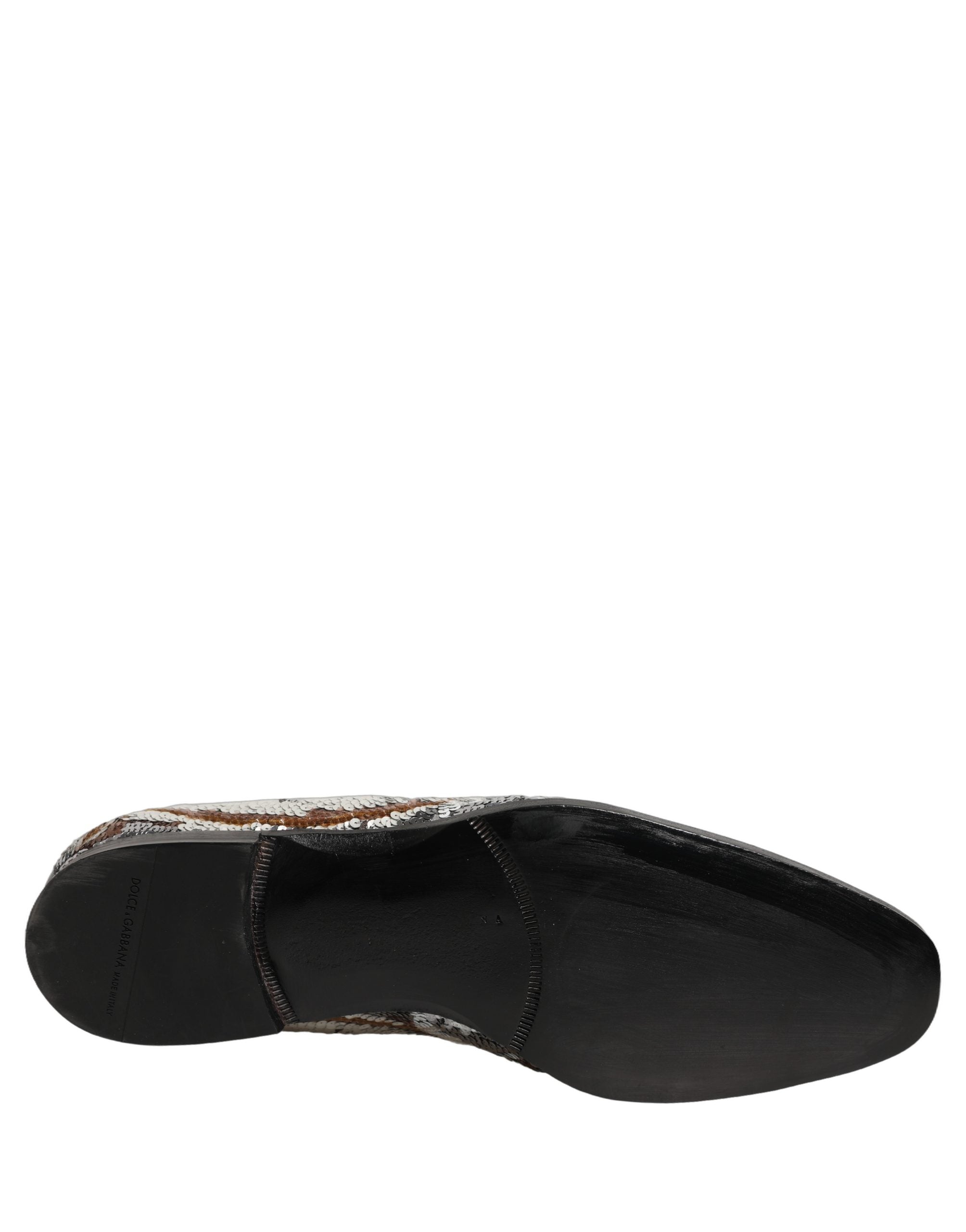 Dolce & Gabbana Sequined Slip-On Loafers – Exquisite Luxury Footwear