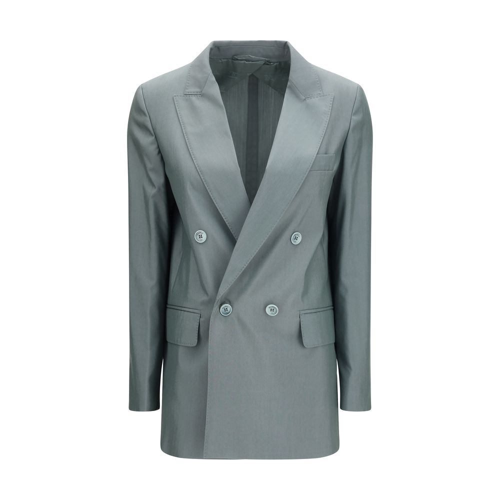 Max Mara Bicolor Wool Oves Aries Blazer - Timeless Luxury
