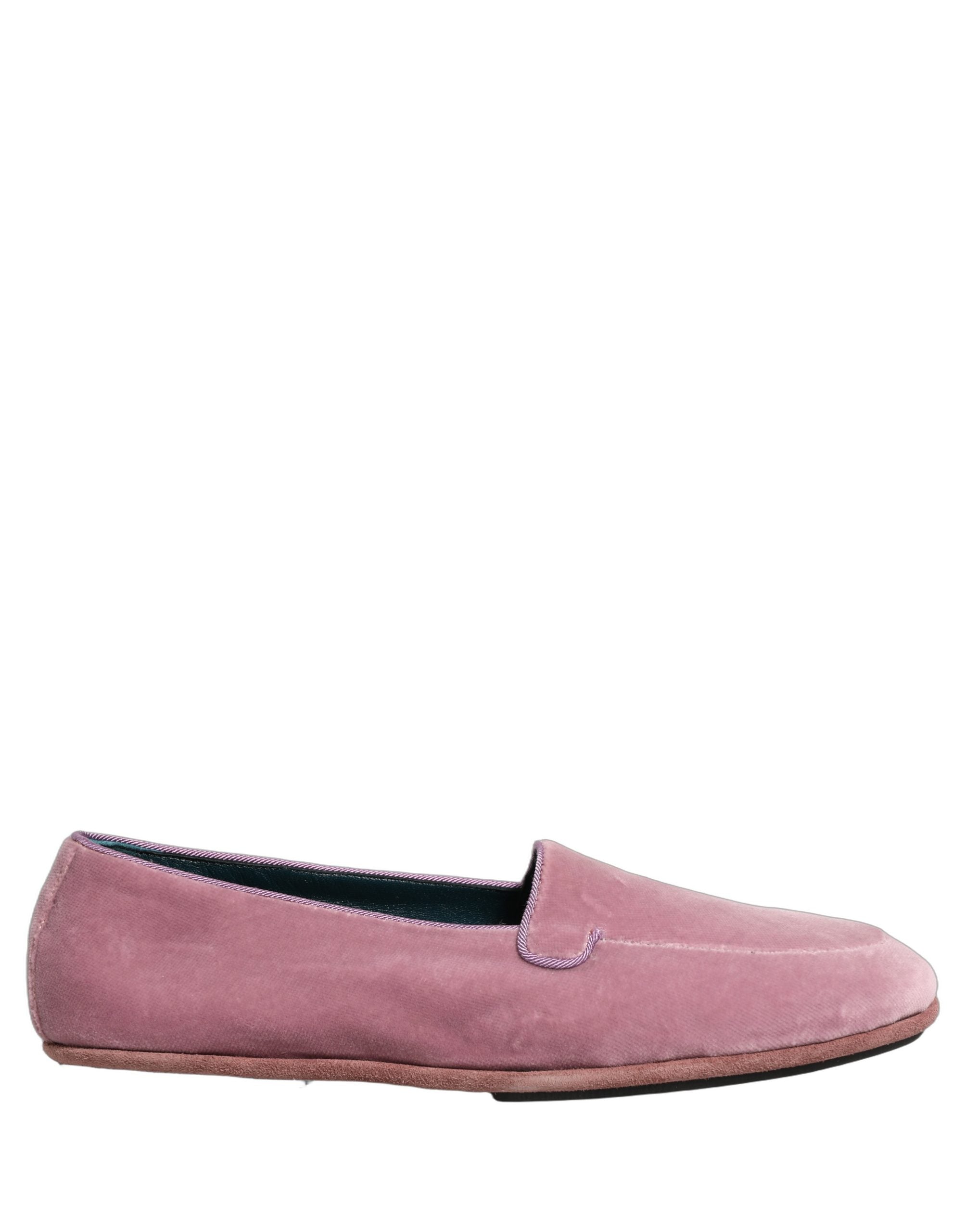 Dolce & Gabbana Pink Velvet Slip-On Loafers for Timeless Elegance