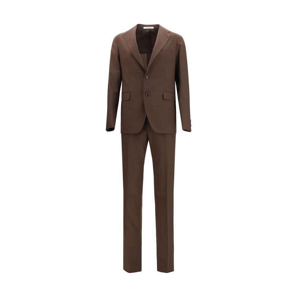 Tagliatore Brown Wool Oves Aries Suit - Timeless Elegance Awaits