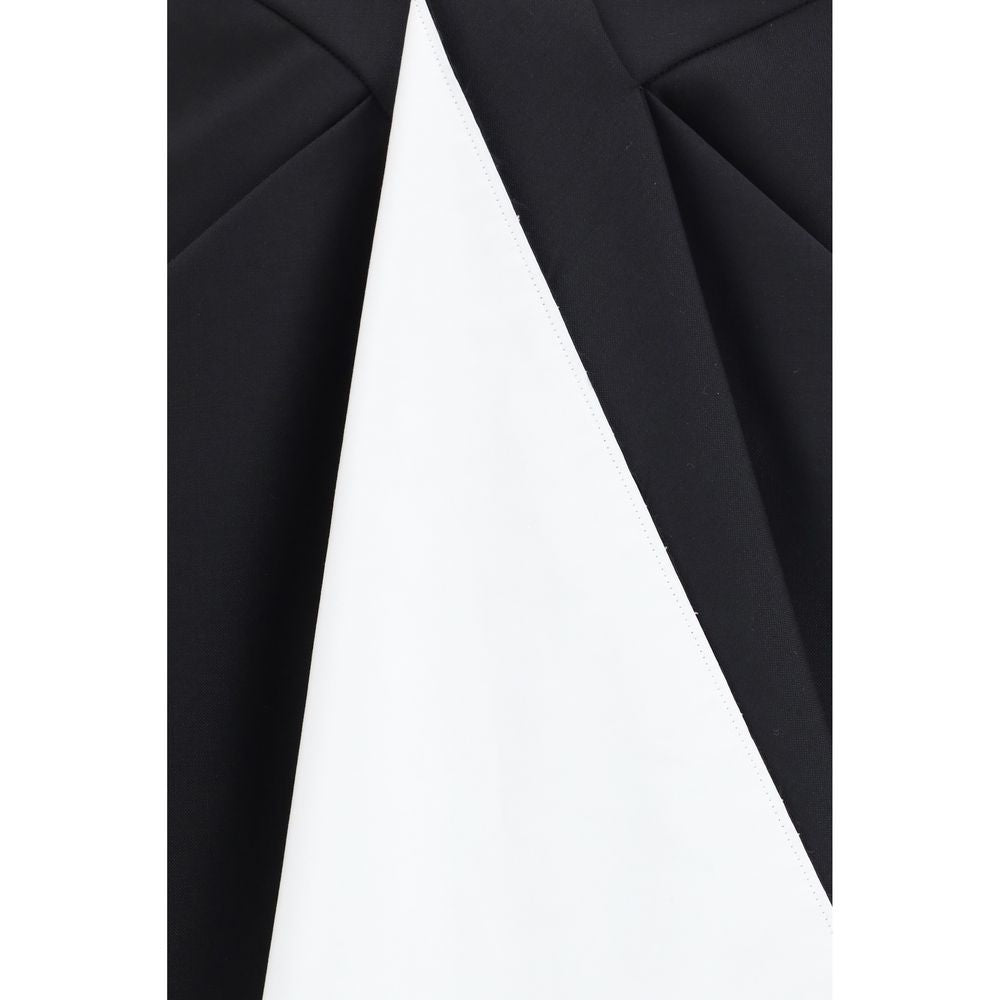 Givenchy Black Wool Oves Aries Midi Skirt - Timeless Luxury Elegance