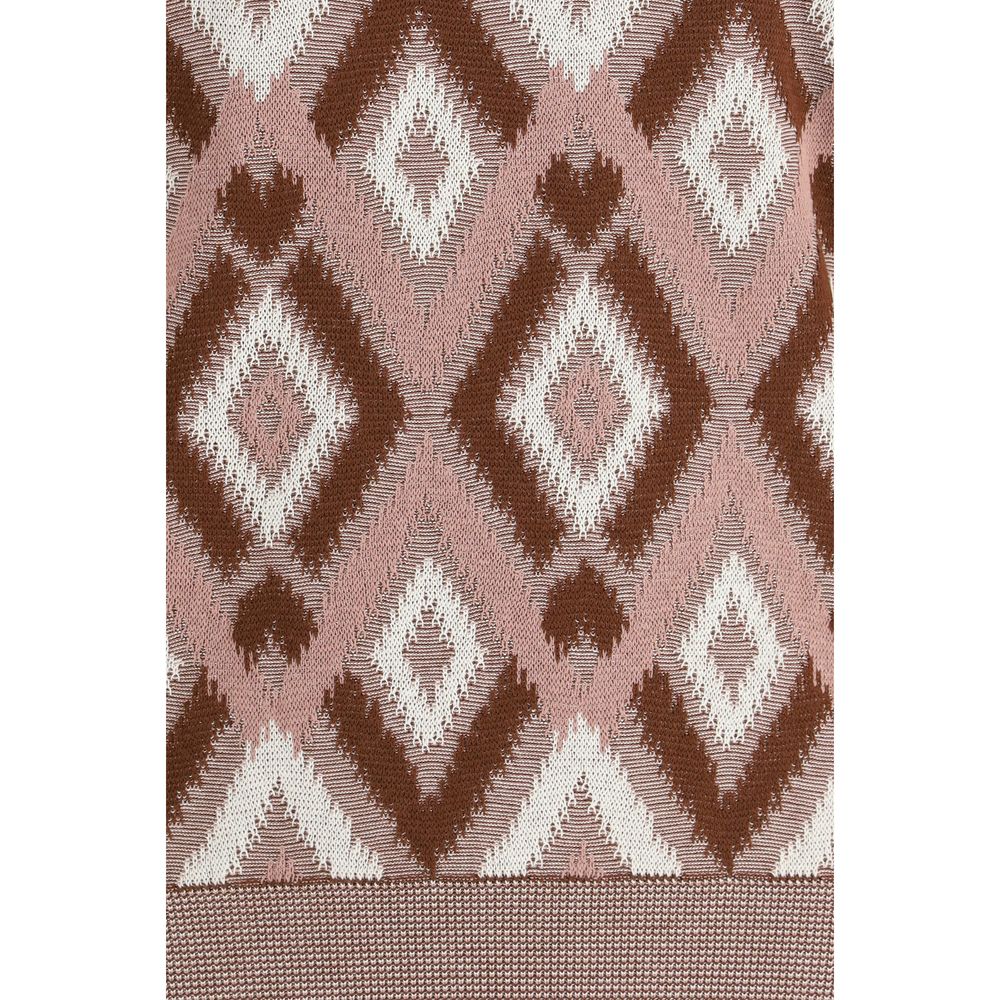Piacenza Cashmere Multicolor Cotton Sweatshirt - Timeless Elegance