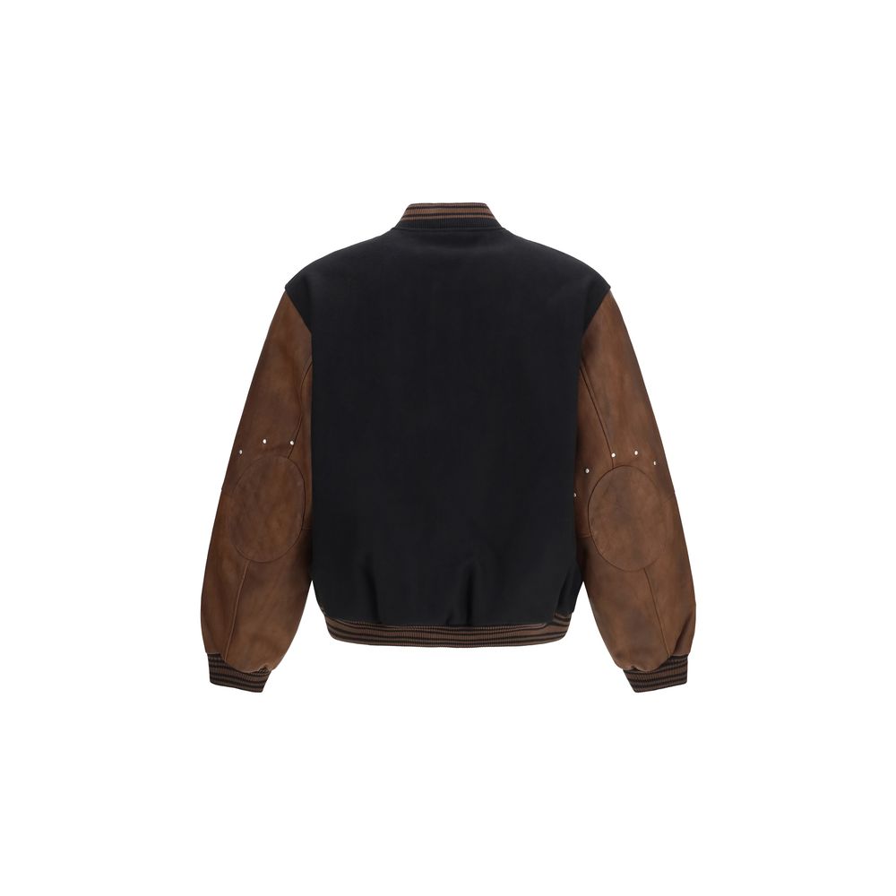 Represent Black Wool Oves Aries Bomber - Timeless Luxury Jacket