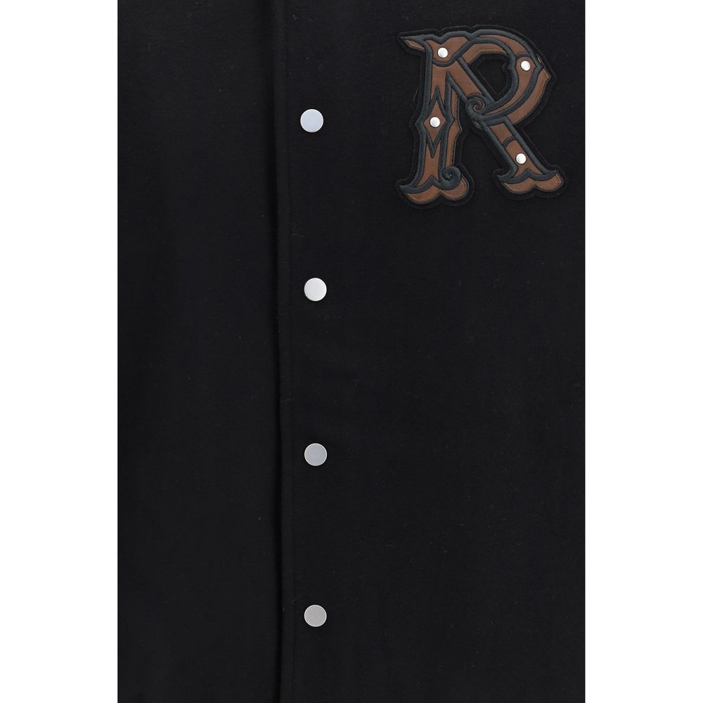Represent Black Wool Oves Aries Bomber - Timeless Luxury Jacket