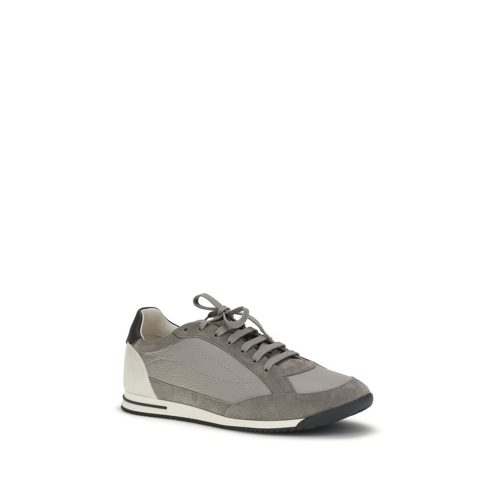 Brunello Cucinelli Gray Deer Sneakers - Everyday Luxury Redefined
