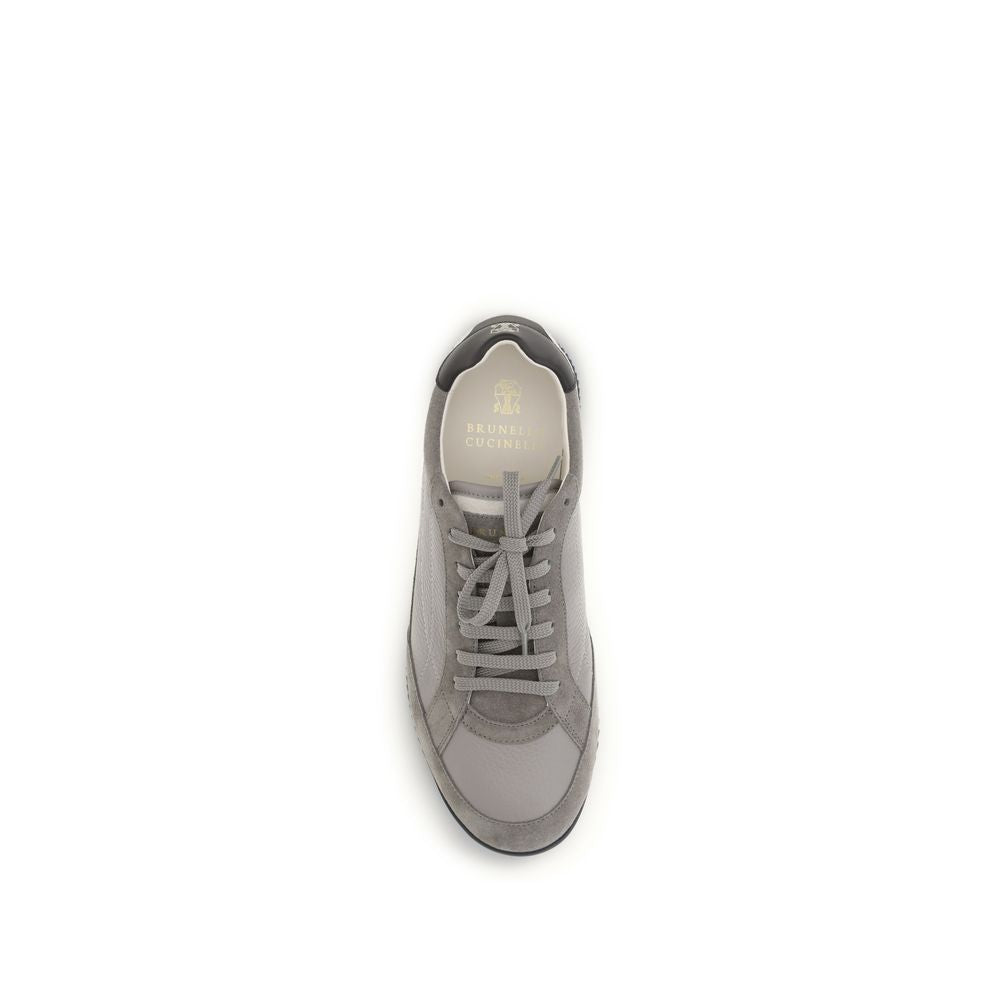 Brunello Cucinelli Gray Deer Sneakers - Everyday Luxury Redefined