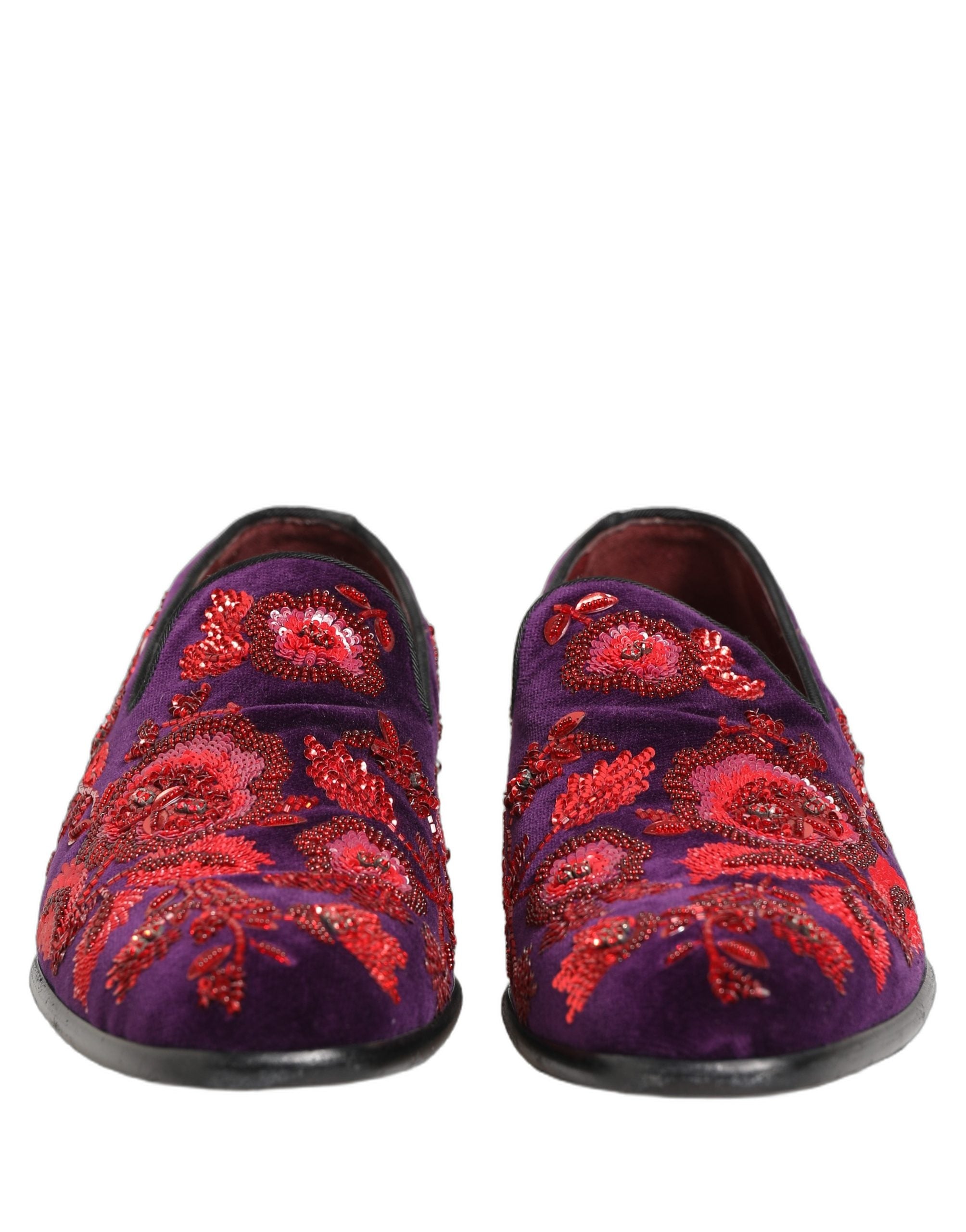 Dolce & Gabbana Velvet Loafers: Exquisite Italian Luxury