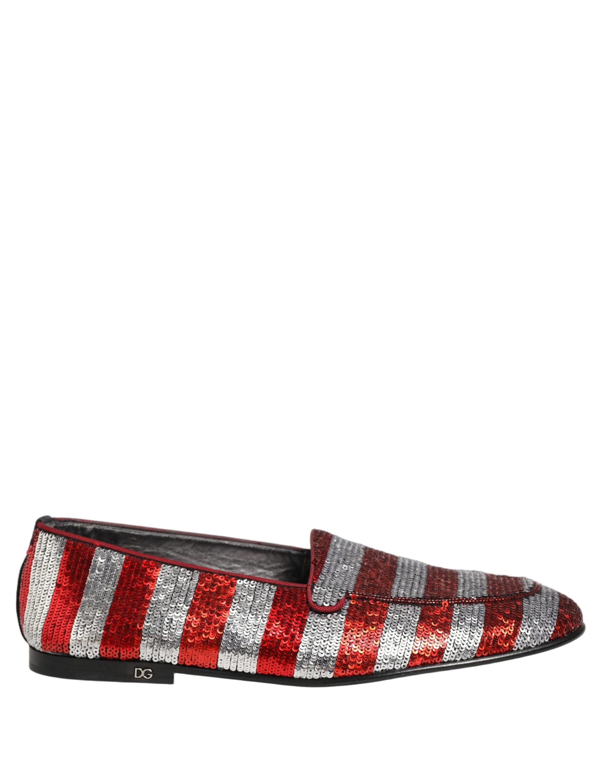 Dolce & Gabbana Multicolor Sequin Loafers - Luxury Footwear