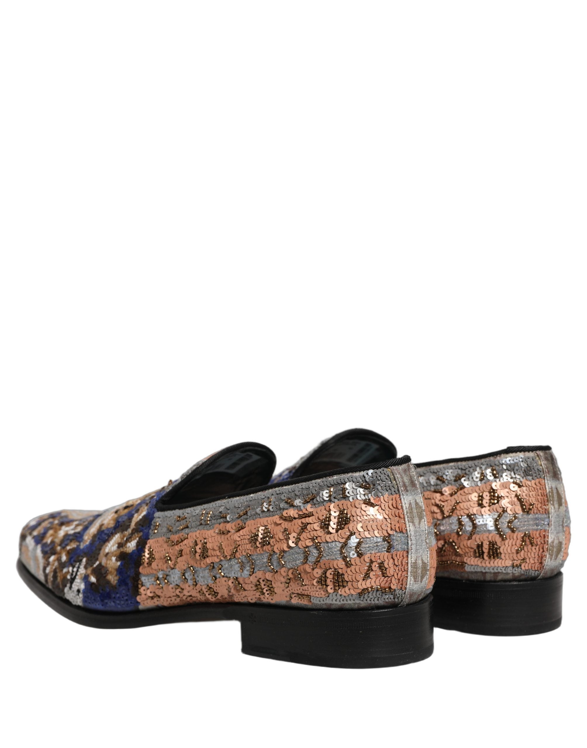 Dolce & Gabbana Multicolor Sequin Loafers - Luxurious Elegance