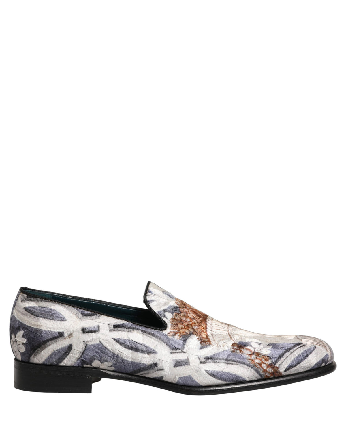 Dolce & Gabbana Floral Tapestry Loafers - Artisanal Luxury