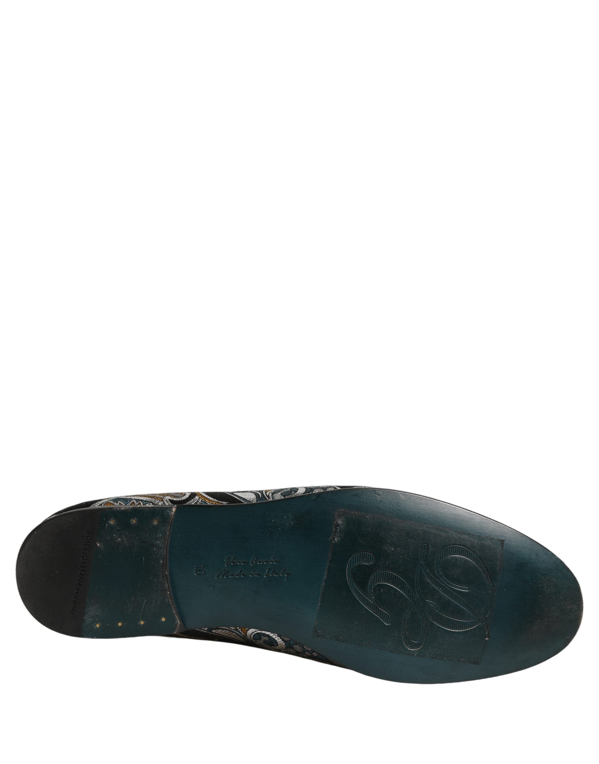 Dolce & Gabbana Multicolor Paisley Loafers - Artisan Elegance