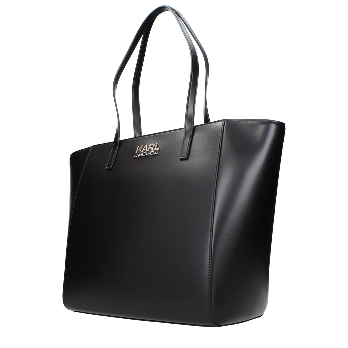 Elevate your style with the Karl Lagerfeld Black Polyethylene Shoulder Bag, a luxurious fusion of modern design and exquisite craftsmanship, perfect for the discerning fashion connoisseur.
