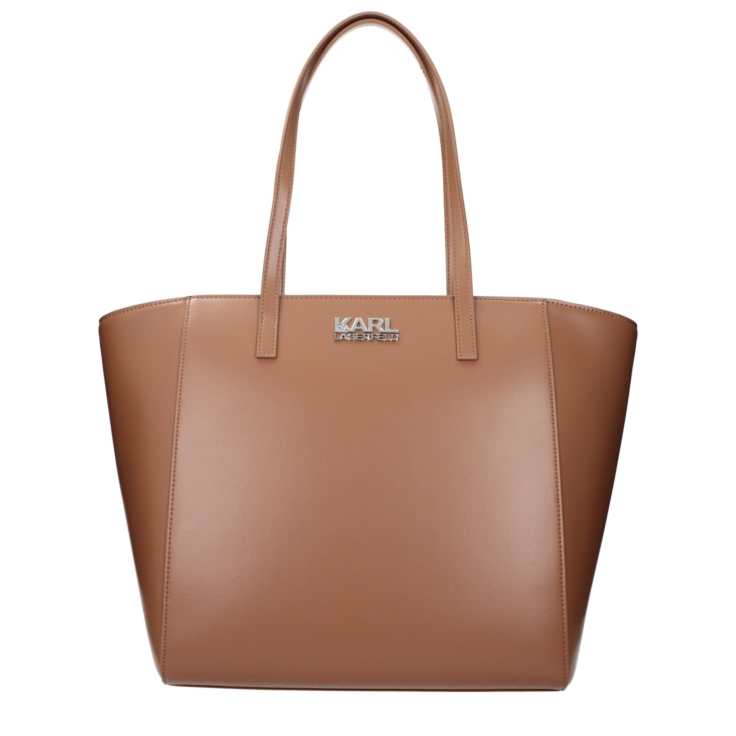 Discover the Karl Lagerfeld Brown Polyethylene Shoulder Bag, a luxurious blend of artistry and functionality, perfect for elevating your style with timeless elegance.