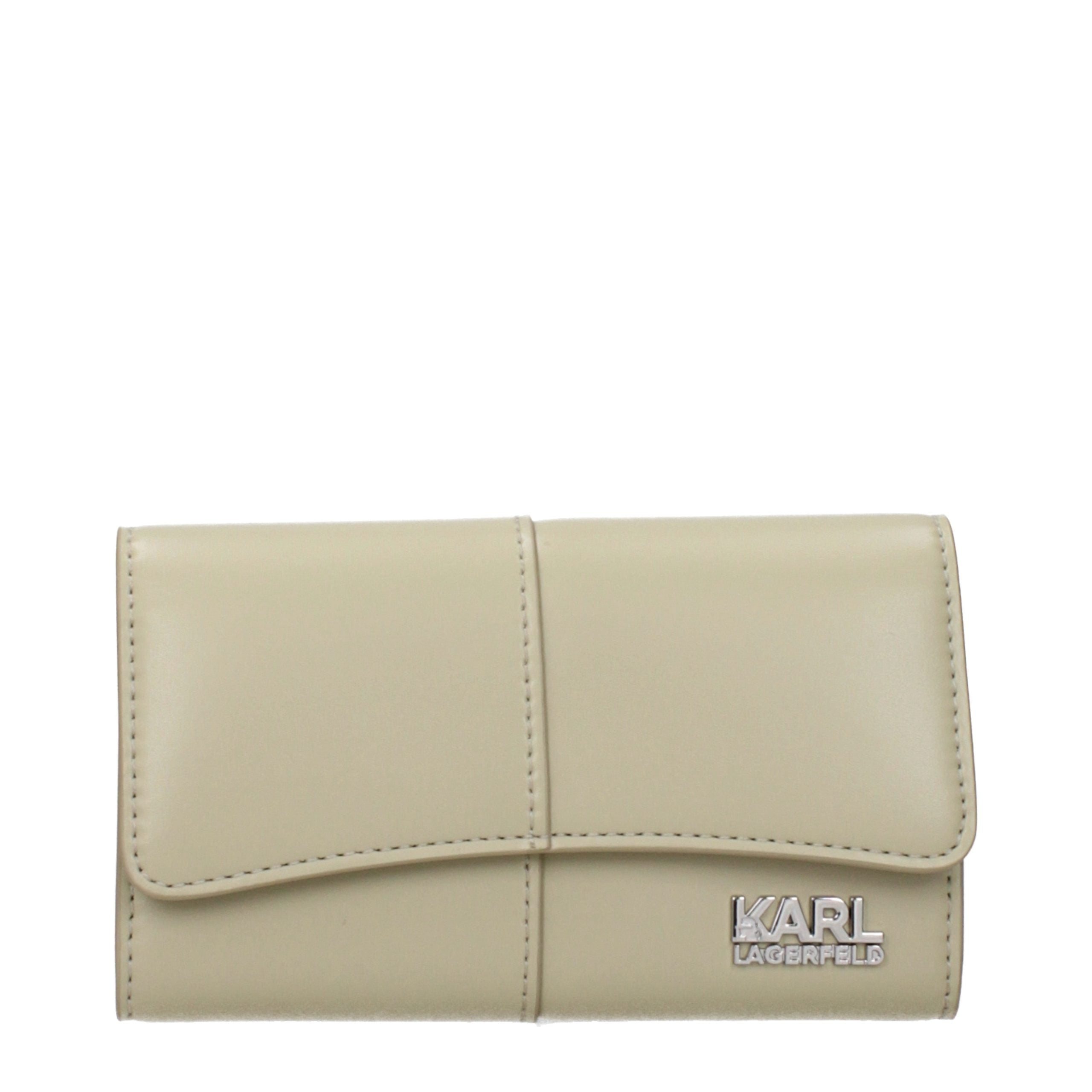 Elevate your style with the Karl Lagerfeld Green Polyethylene Wallet, a luxurious blend of exquisite craftsmanship and vibrant design, perfect for the discerning individual.