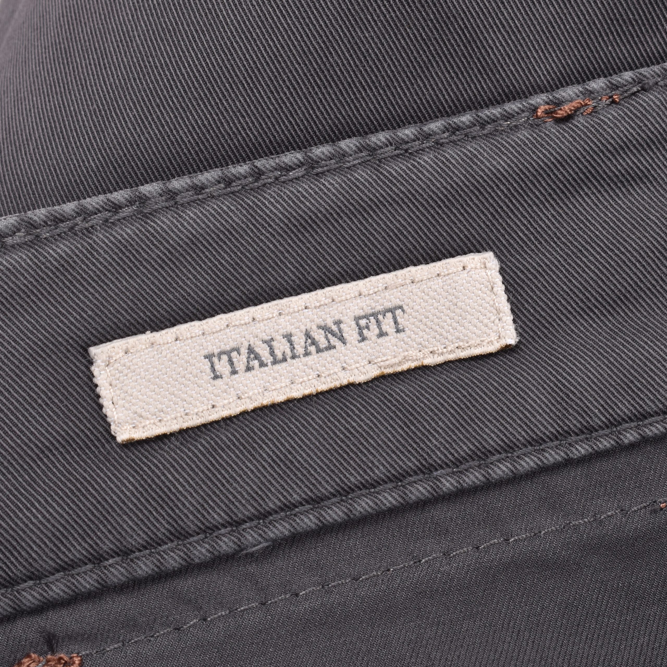 Brunello Cucinelli Gray Cotton Casual Pants