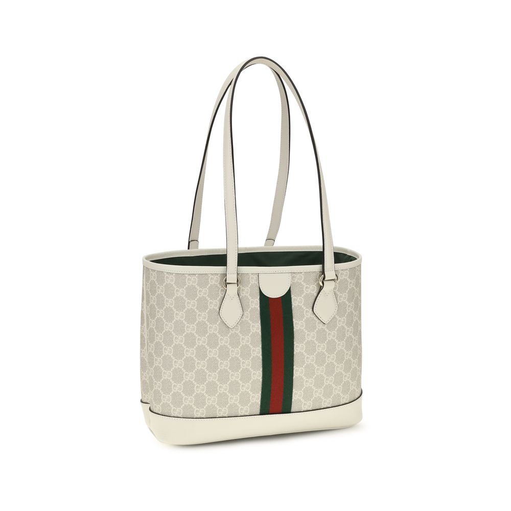 Gucci White Cotton Handbag