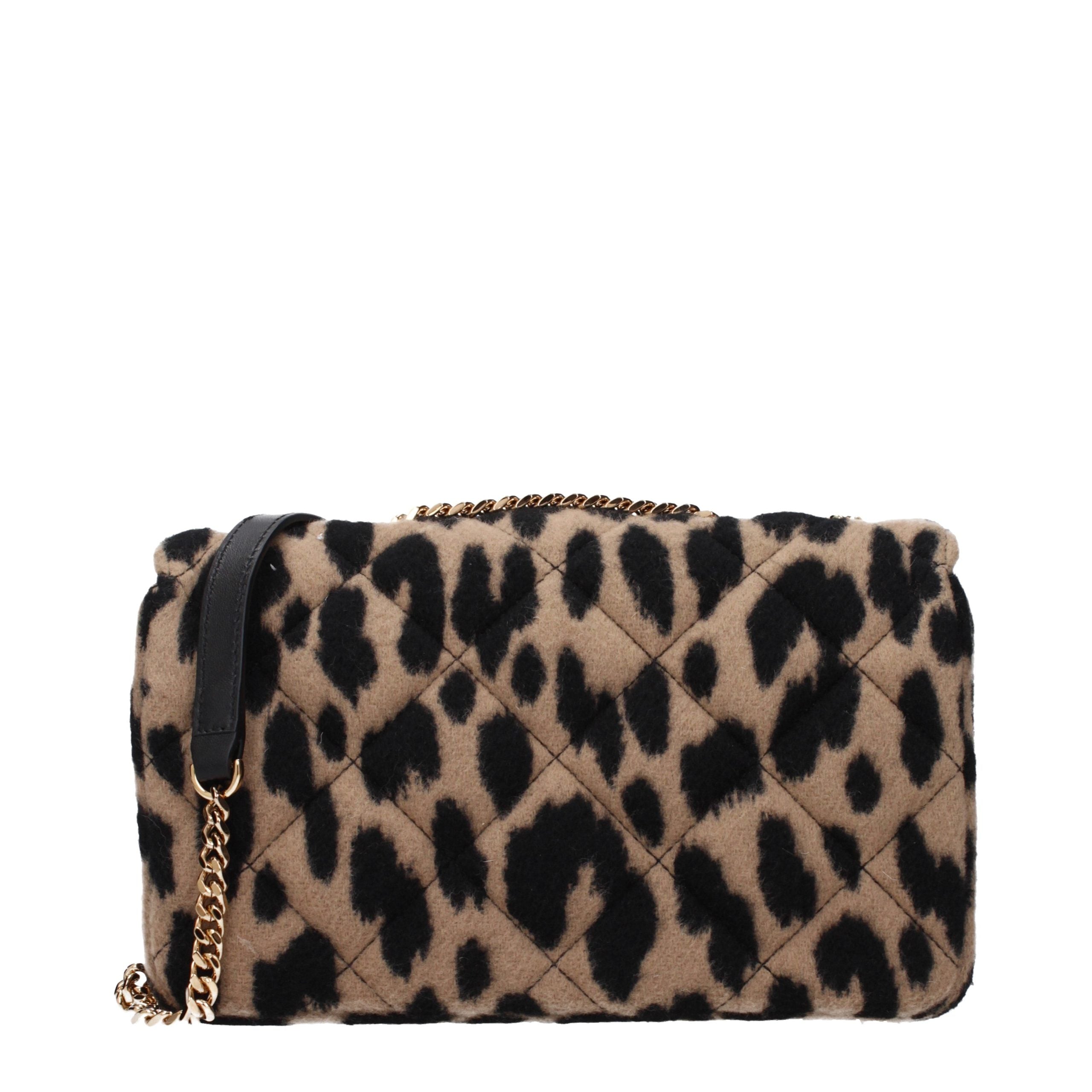 Versace Brown Wool Shoulder Bag - Exquisite Luxury Redefined
