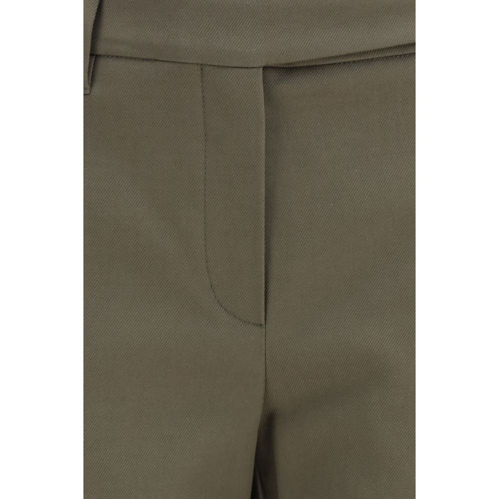 Brunello Cucinelli Bicolor Cotton Dress Pants - Designer Couture
