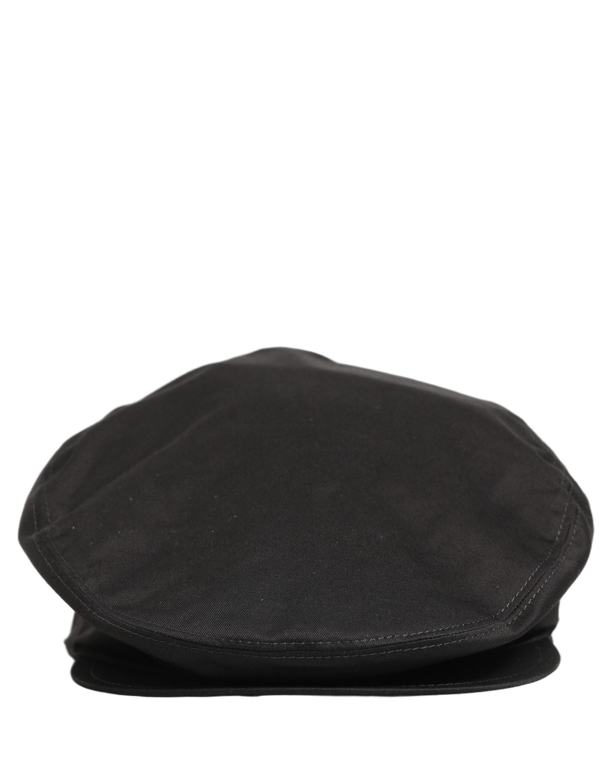 Dolce & Gabbana Black Newsboy Hat - Timeless Italian Elegance