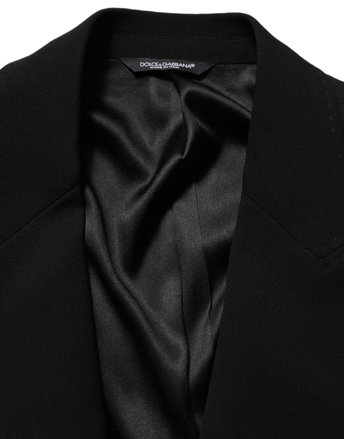 Dolce & Gabbana Black Wool Blazer - Timeless Italian Luxury