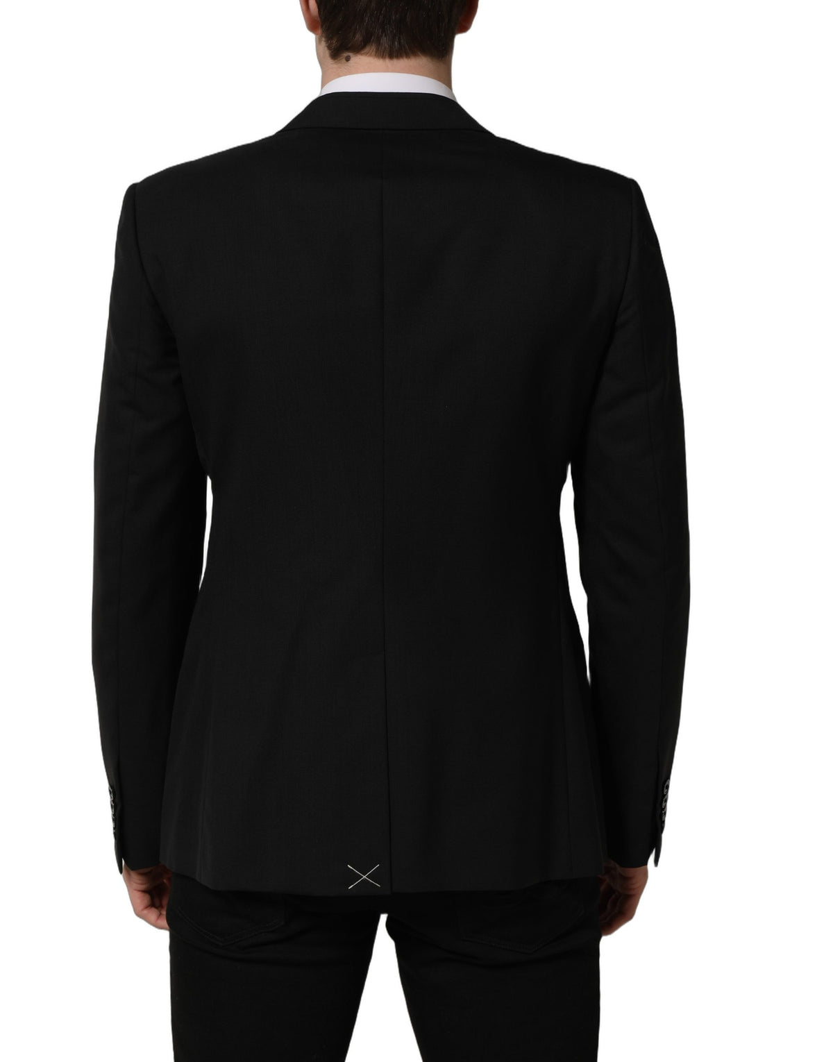 Dolce & Gabbana Black Wool Blazer Jacket - Timeless Italian Luxury