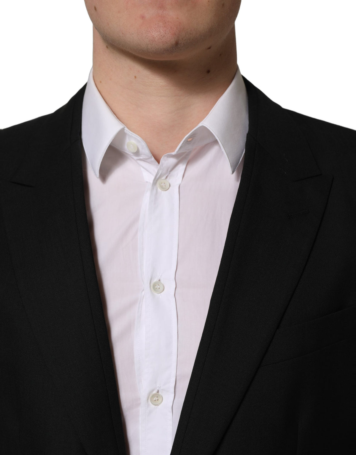 Dolce & Gabbana Black Wool Blazer Jacket - Timeless Italian Luxury