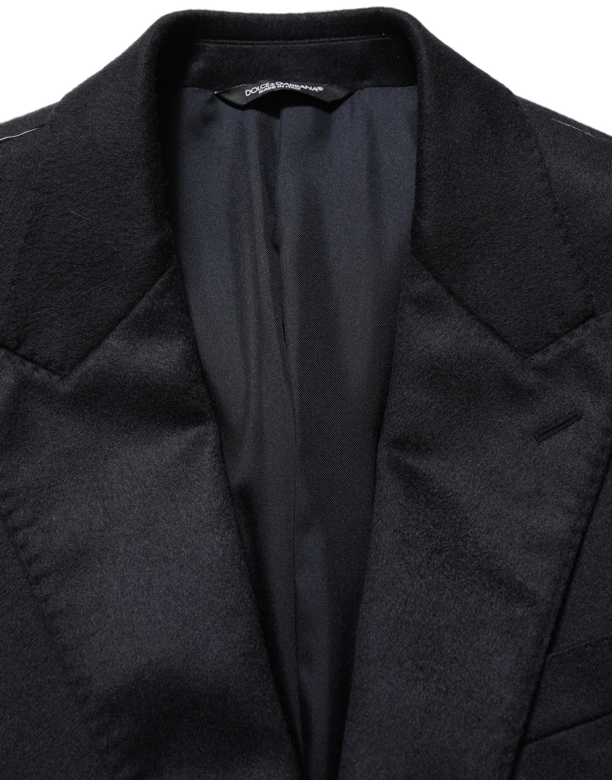 Dolce & Gabbana Black Cashmere Blazer - Exquisite Luxury Tailoring