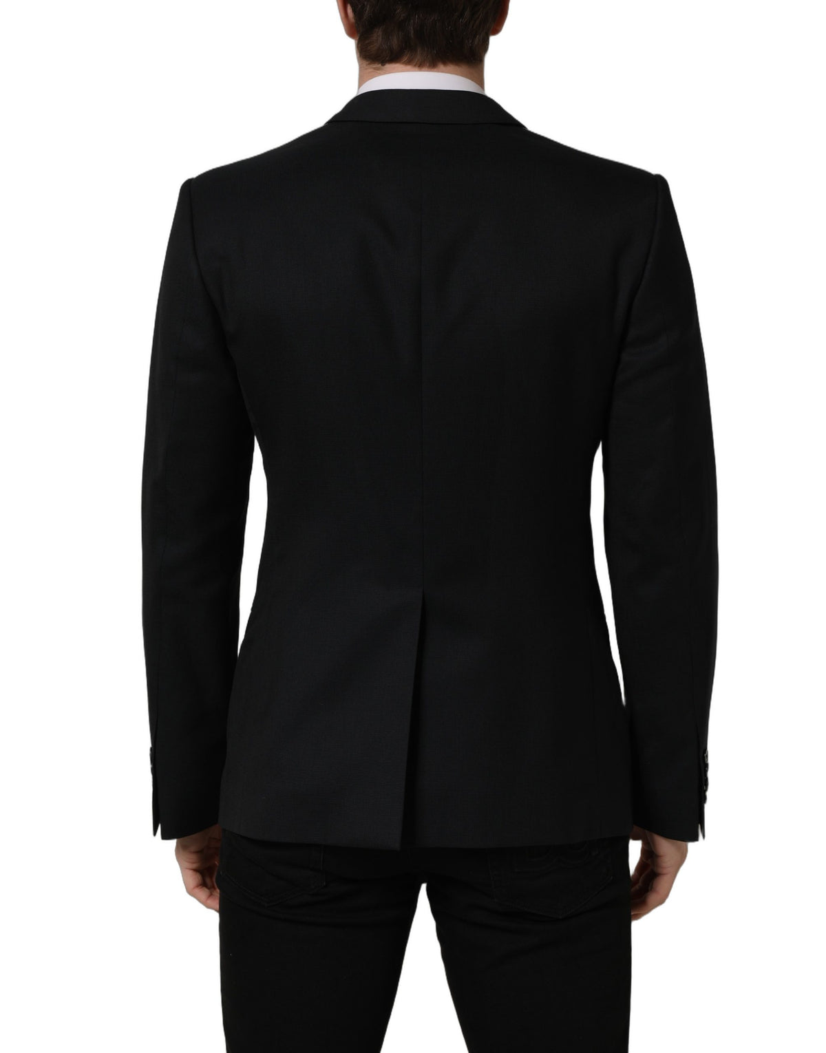 Dolce & Gabbana Black Wool Blazer - Timeless Italian Elegance