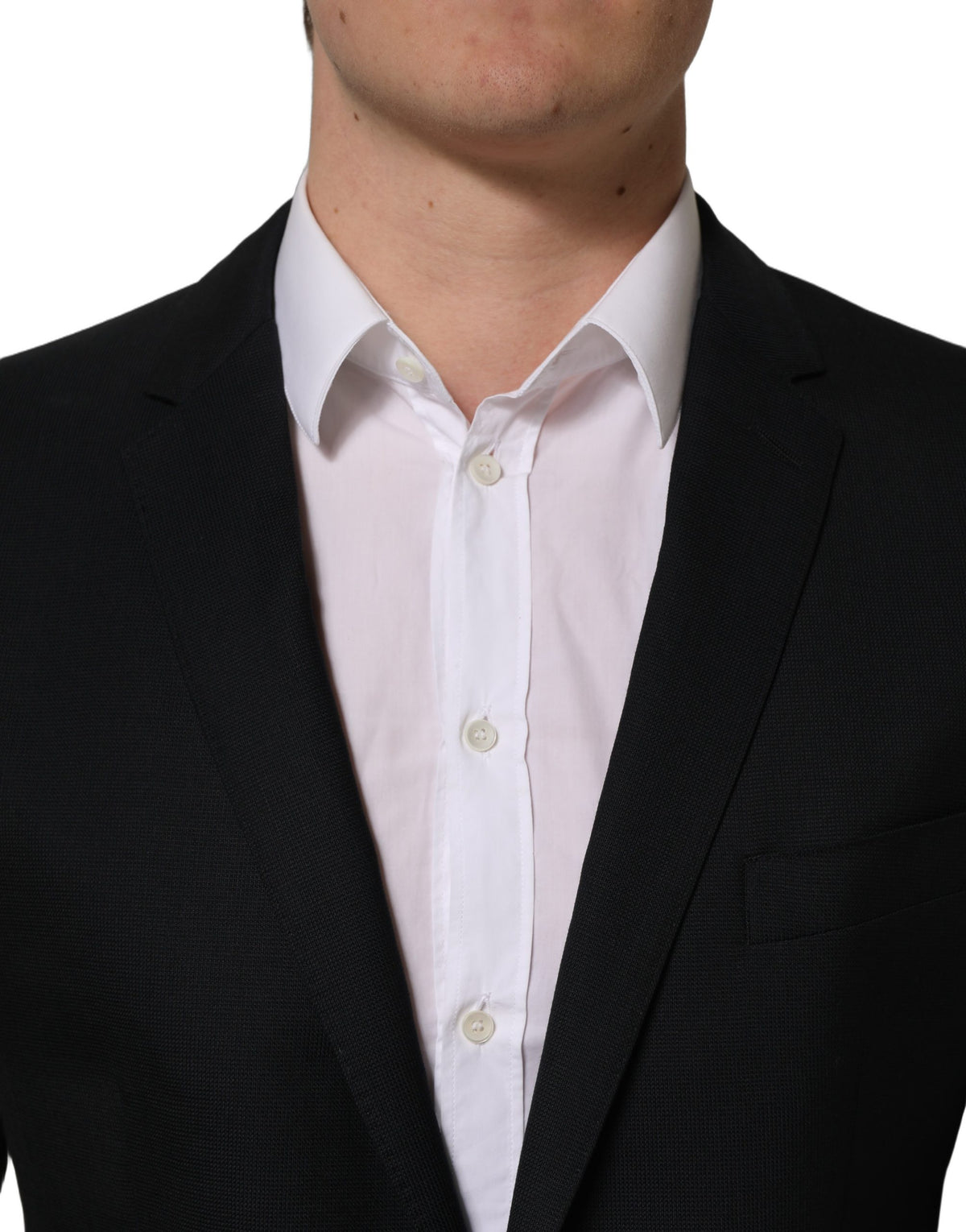 Dolce & Gabbana Black Wool Blazer - Timeless Italian Elegance