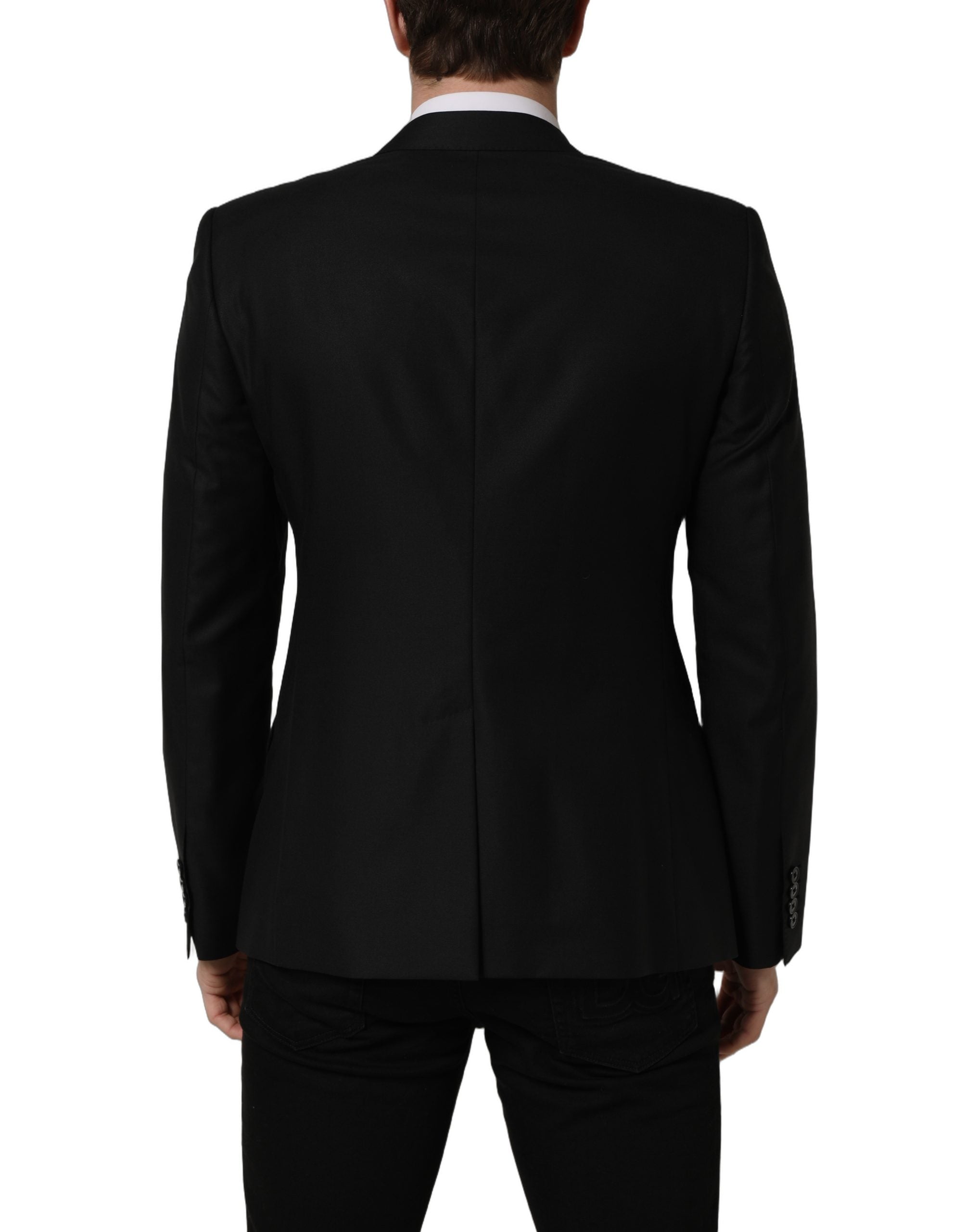 Dolce & Gabbana Black Wool Blazer - Exquisite Luxury Tailoring