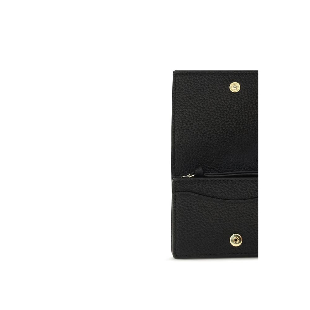 Ganni Black Recycled Polyester Wallet - Exquisite Luxury Accessory