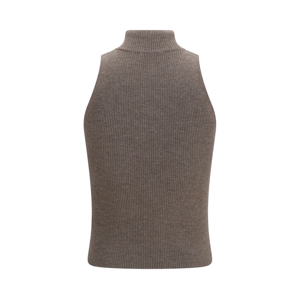 Brunello Cucinelli Cashmere Sleeveless Sweater - Timeless Elegance