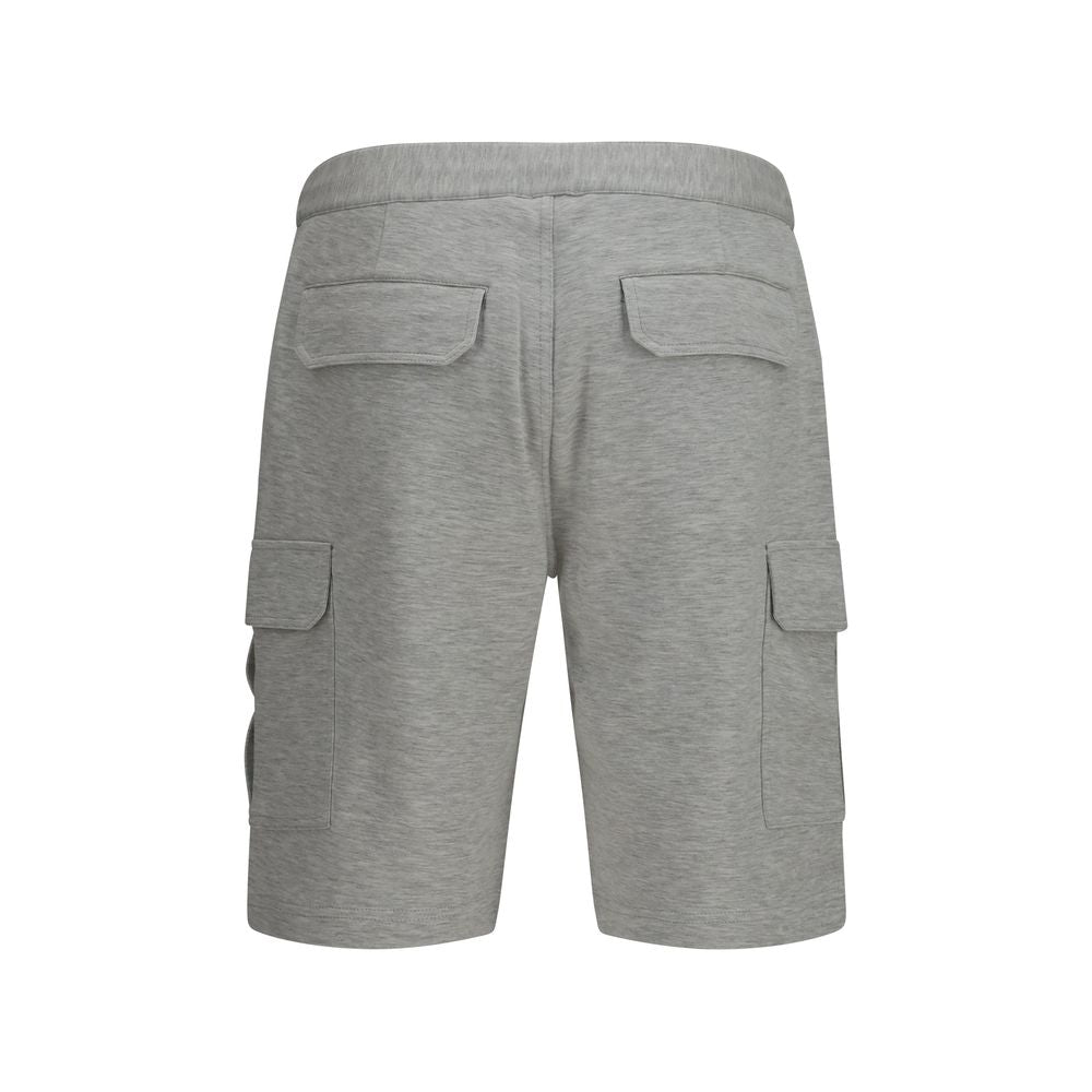 Brunello Cucinelli Gray Cotton Bermuda Shorts - Luxury Essential