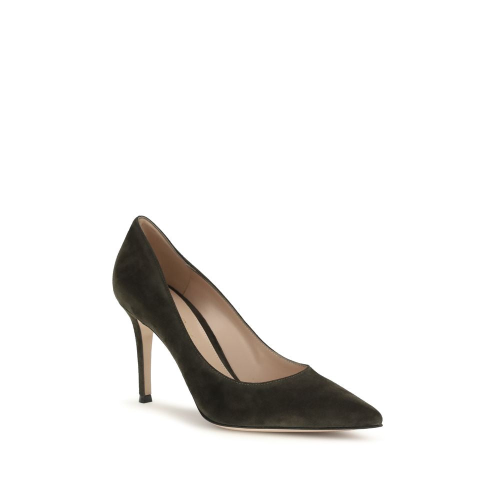 Gianvito Rossi High Heel Pumps - Bicolor Calf Leather Elegance
