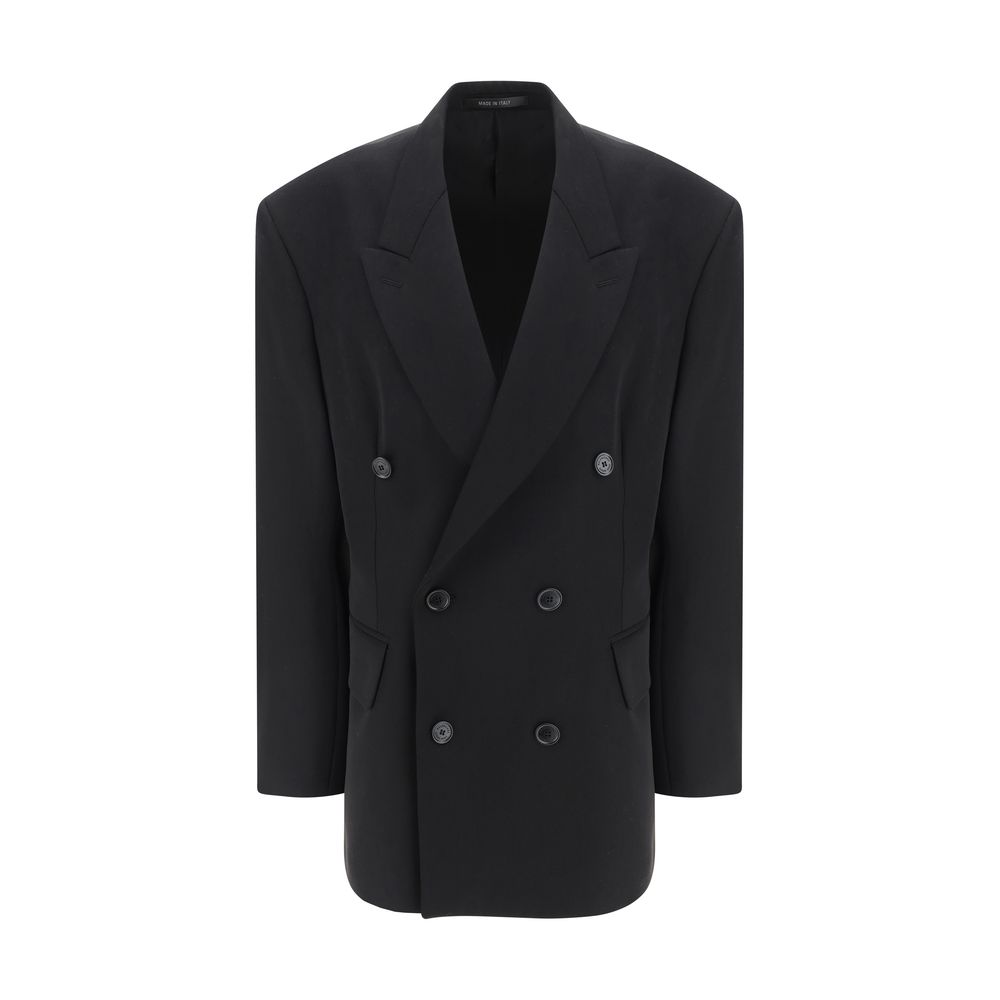 Balenciaga Black Wool Oves Aries Blazer – Timeless Luxury Elegance